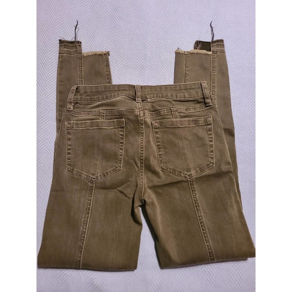 1. State Frayed Ankle Skinny Jeans Women Size 25 Denim Zip Fly 5-Pockets (N) - Picture 4 of 7